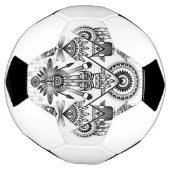 Abstracte inheemse Indische stam Voetbal (Gedraaid)