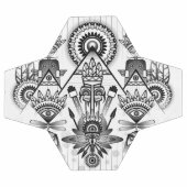 Abstracte inheemse Indische stam Voetbal (Enkel)