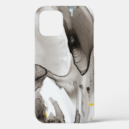 Abstracte inkt-behangpapier Case-Mate iPhone case