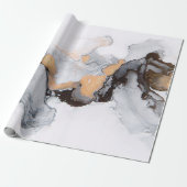 Abstracte inkt en acrylachtergrond. Trend 2018. L Cadeaupapier (Uitgerold)