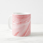 Abstracte inkt marmeren textuur achtergrond. koffiemok (Voorkant links)