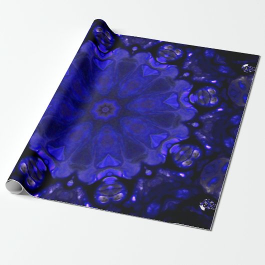 Abstracte inkt van de Borstel van de Verf Explode Cadeaupapier (Uitgerold)
