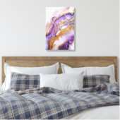 Abstracte inktkunst moderne woonkamer canvas afdruk (Insitu (Slaapkamer))