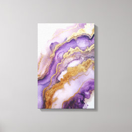 Abstracte inktkunst moderne woonkamer canvas afdruk