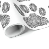 Abstracte inktpagina afdrukken cadeaupapier (Rol Hoek)