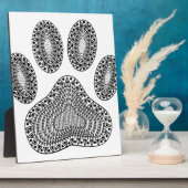 Abstracte inktpagina afdrukken fotoplaat (Zijkant)