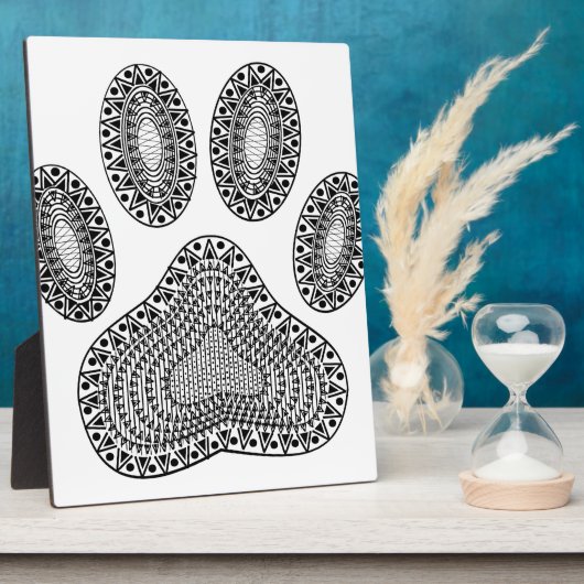 Abstracte inktpagina afdrukken fotoplaat (Zijkant)