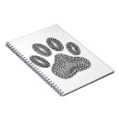 Abstracte inktpagina afdrukken notitieboek (Rechterzijde)