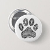 Abstracte inktpagina afdrukken ronde button 5,7 cm (Voorkant /achterkant)