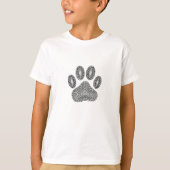 Abstracte inktpagina afdrukken t-shirt (Voorkant)