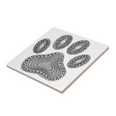 Abstracte inktpagina afdrukken tegeltje (Zijkant)