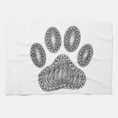 Abstracte inktpagina afdrukken theedoek (Horizontaal)