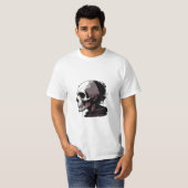 Abstracte inktspier Steampunk Cyberpunk Mannen T-shirt (Voorkant volledig)