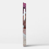 Abstracte inktstructuur op achtergrond Case-Mate iPhone case (Achterkant / Links)