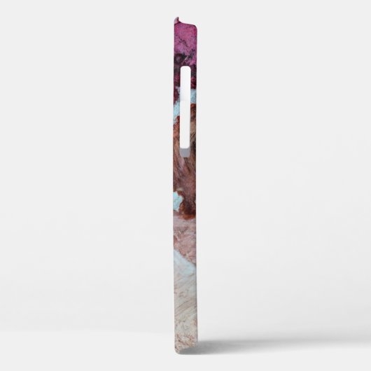 Abstracte inktstructuur op achtergrond Case-Mate iPhone case (Achterkant / Links)