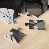 Abstracte Inkttekening van Lesbische Liefde Legpuzzel (Zijkant)