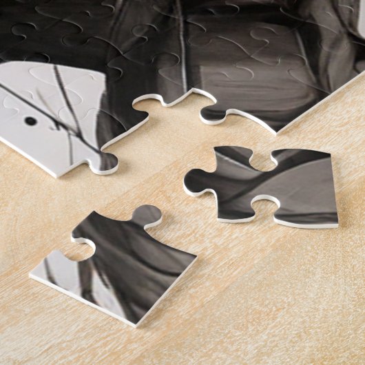 Abstracte Inkttekening van Lesbische Liefde Legpuzzel (Zijkant)