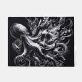 Abstracte inktvloeistof Octopus Kraken Deurmat (Voorkant)