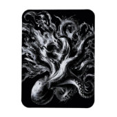 Abstracte inktvloeistof Octopus Kraken Magneet (Verticaal)