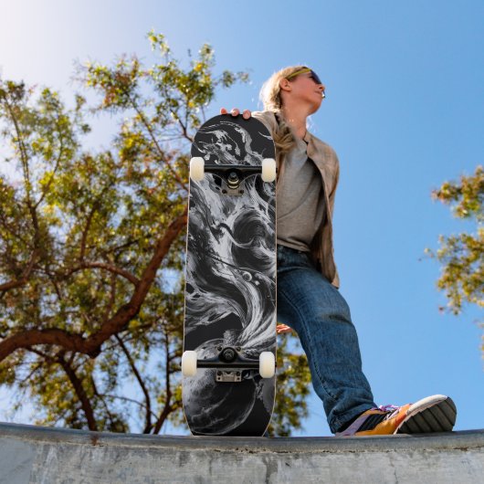Abstracte inktvloeistof Octopus Kraken Persoonlijk Skateboard (Buiten 1)