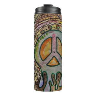 Abstracte Inner Peace Tumbler Thermosbeker