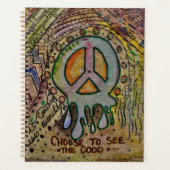 Abstracte innerlijke vredesplanner planner (Voorkant)