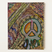 Abstracte innerlijke vredesplanner planner (Achterkant)