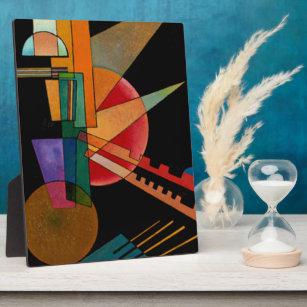 Abstracte interpretatie door Wassily Kandinsky Fotoplaat