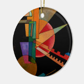 Abstracte interpretatie door Wassily Kandinsky Keramisch Ornament (Links)