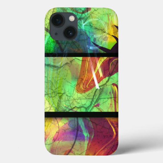 Abstracte iPad-draagtas met dop Case-Mate iPhone Case (Achterkant)