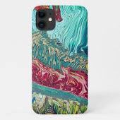 Abstracte Iphone-draagtas - Zwemvormig ontwerp Case-Mate iPhone Case (Achterkant)