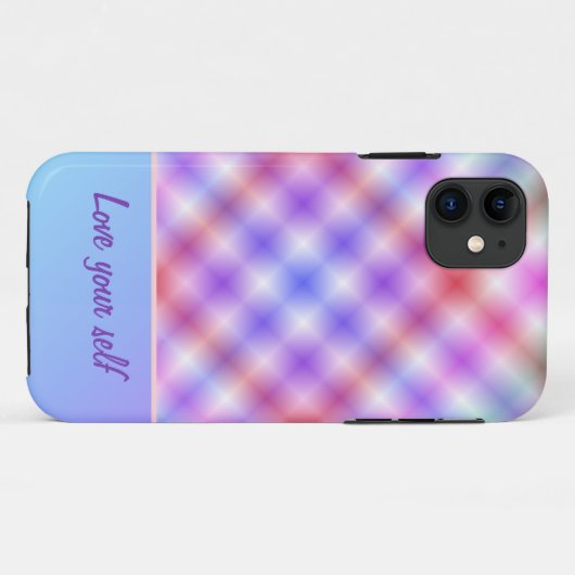 Abstracte iPhone pastel-draagtas Case-Mate iPhone Case (Achterkant (horizontaal))