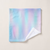 Abstracte Iridescent Achtergrond pasteelkleuren Bad Handdoek (Wasdoekje)