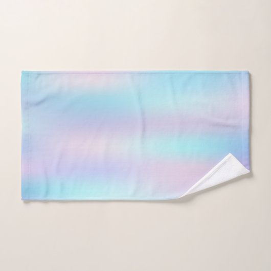 Abstracte Iridescent Achtergrond pasteelkleuren Bad Handdoek (Handdoek)