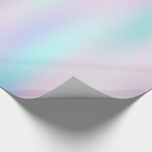 Abstracte Iridescent Achtergrond pasteelkleuren Cadeaupapier (Hoek)