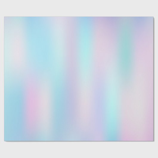 Abstracte Iridescent Achtergrond pasteelkleuren Cadeaupapier (Vlak)