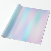 Abstracte Iridescent Achtergrond pasteelkleuren Cadeaupapier (Uitgerold)