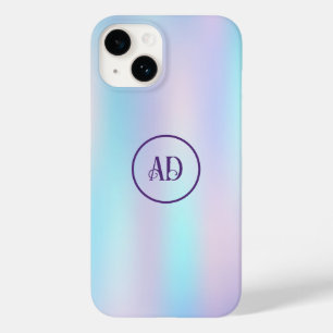 Abstracte Iridescent Achtergrond pasteelkleuren Case-Mate iPhone 14 Hoesje