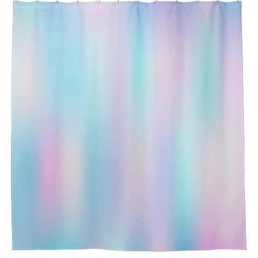 Abstracte Iridescent Achtergrond pasteelkleuren Douchegordijn (Voorkant)