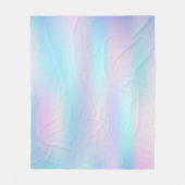 Abstracte Iridescent Achtergrond pasteelkleuren Fleece Deken (Voorkant)