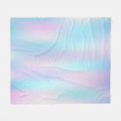 Abstracte Iridescent Achtergrond pasteelkleuren Fleece Deken (Voorkant (Horizontaal))
