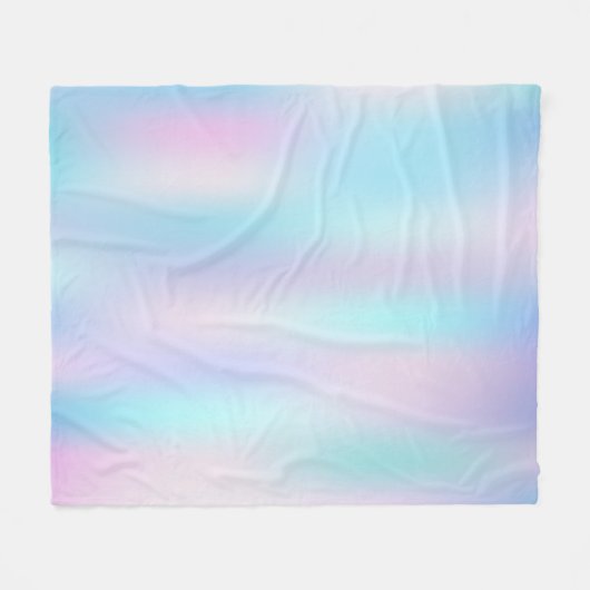 Abstracte Iridescent Achtergrond pasteelkleuren Fleece Deken (Voorkant (Horizontaal))