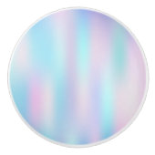 Abstracte Iridescent Achtergrond pasteelkleuren Keramische Knop (Voorkant)