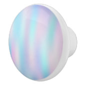 Abstracte Iridescent Achtergrond pasteelkleuren Keramische Knop (Rechts)