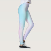 Abstracte Iridescent Achtergrond pasteelkleuren Leggings (Rechts)