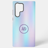 Abstracte Iridescent Achtergrond pasteelkleuren Samsung Galaxy Hoesje (Achterkant)