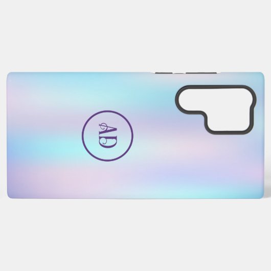 Abstracte Iridescent Achtergrond pasteelkleuren Samsung Galaxy Hoesje (Achterkant horizontaal)