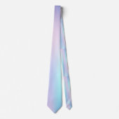 Abstracte Iridescent Achtergrond pasteelkleuren Stropdas (Voorkant)