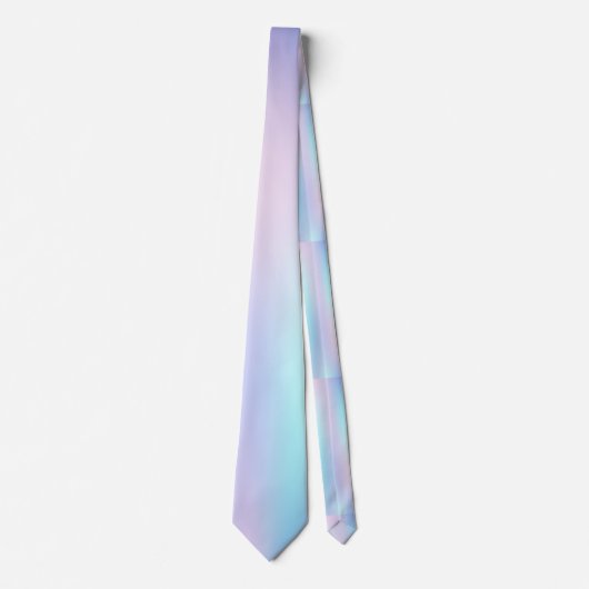 Abstracte Iridescent Achtergrond pasteelkleuren Stropdas (Voorkant)