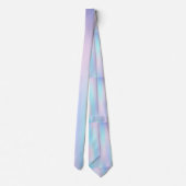 Abstracte Iridescent Achtergrond pasteelkleuren Stropdas (Achterkant)